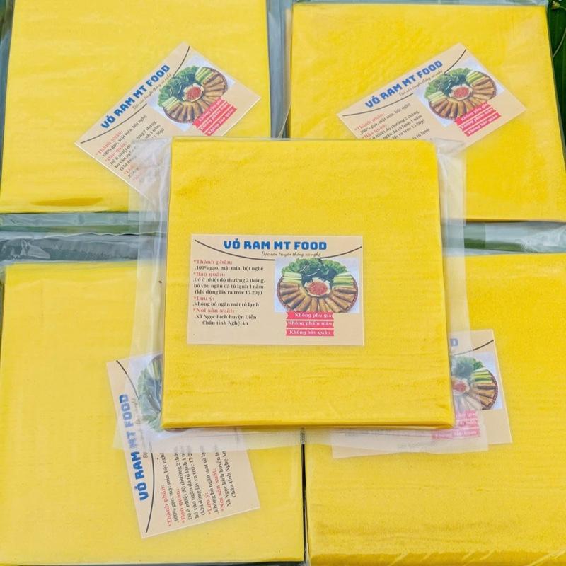 Combo 5 bịch vỏ ram hà tĩnh (1 bịch 80-100) lá (hút chân không)