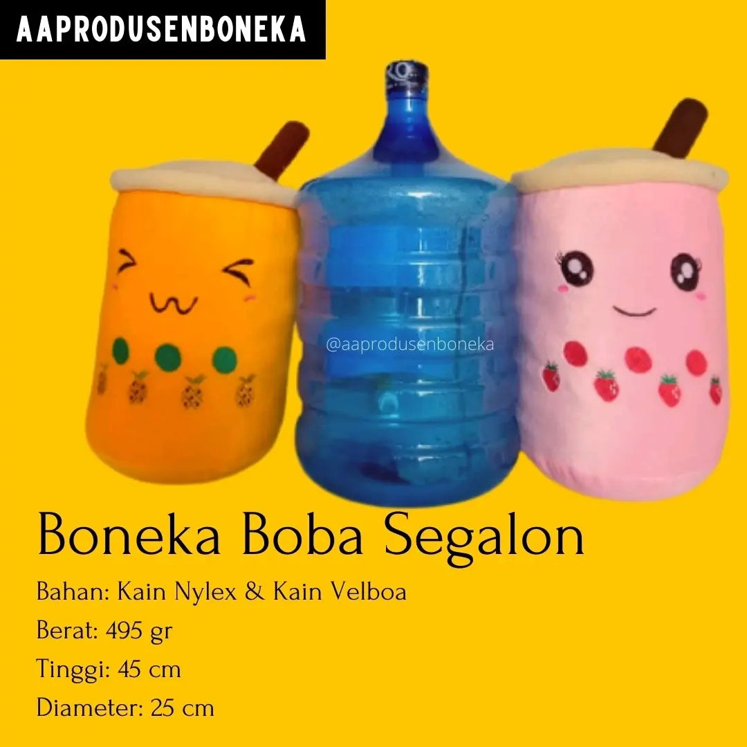 PROMO BONEKA BOBA UKURAN JUMBO PREMIUM SNI