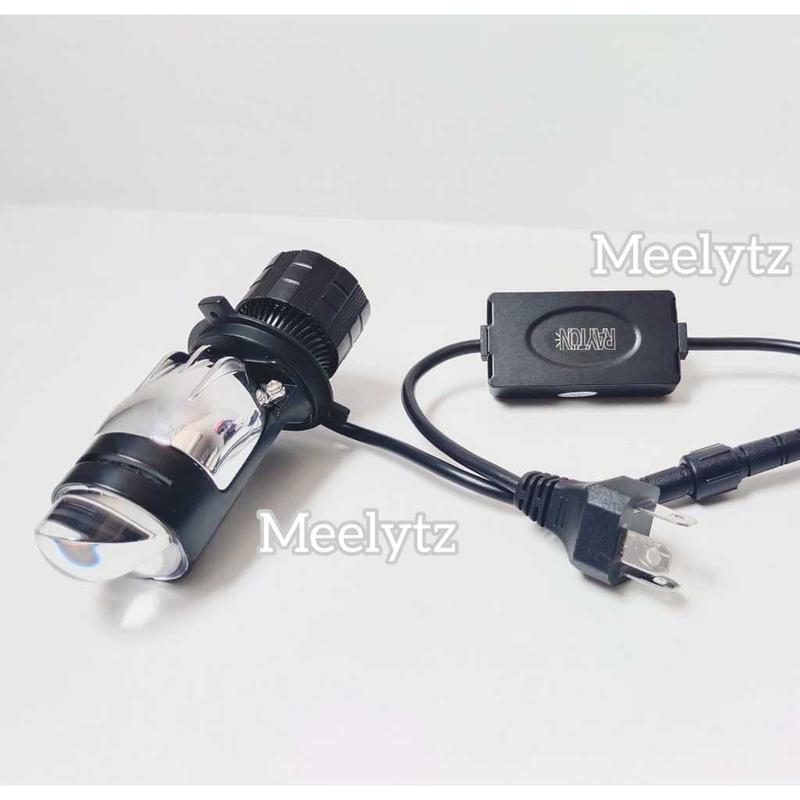 Lampu utama Led RTD M01X Mini Projector H4 cut off motor mobil 6