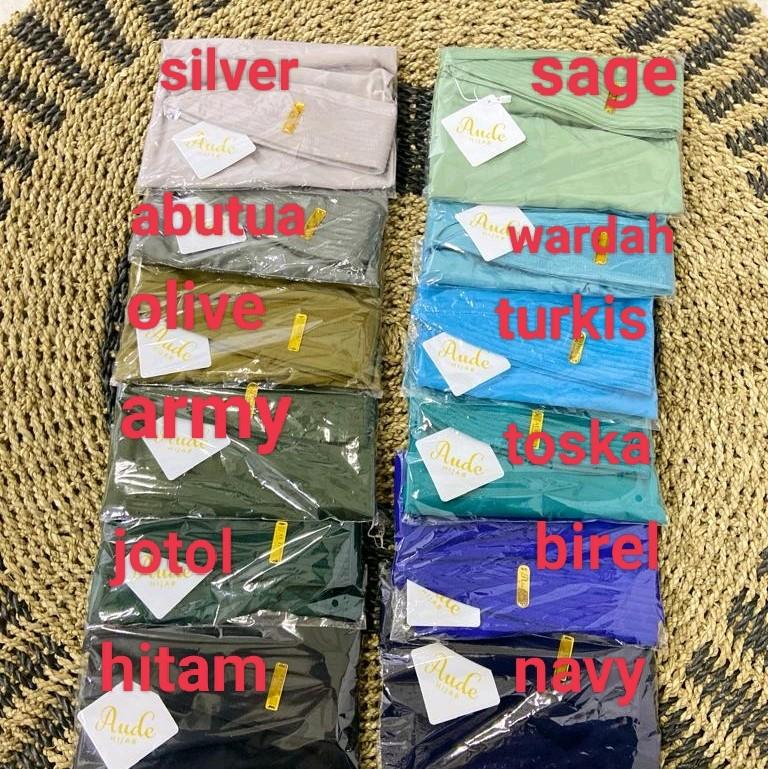 Paket Isi 5 Pcs Hijab Model Kenan Size L Original By Aude Hijab Muslim Instan Nyaman Standar Kombinasi Kerudung 6