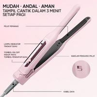 Gambar Enchen Woman H10 Catokan Pelurus Rambut Hair Styler Mudah Catokan Keriting 2 in 1 Floating Panel - Merah Muda dari ENCHEN WOMENS CARE Kab. Tangerang 4 Tokopedia