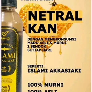 Islami Akkasiaki Madu Asli Murni 100% dengan Ruqyah Netralkan Dengan 2 Sendok Setiap Hari