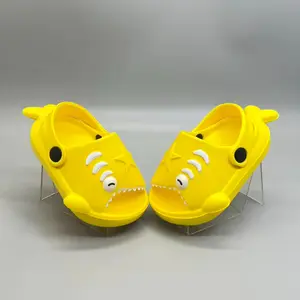 (Size 20-25) Dulux 371 Sandal Anak Selop Tali belakang Motif Ikan Paus Baby Shark