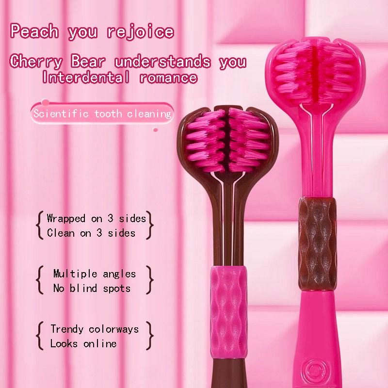 Cherry Bear Toothbrushes, Pack of 5 niacinamide toothpaste - TikTok ...