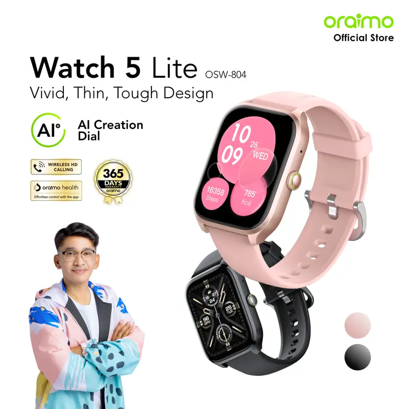 Exclusive Ruben Onsu] oraimo Watch Lite Smartwatch [OSW-804