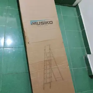 [COD] Tangga Lipat3/4/5/6/7/8 Step Rumah Lipat Tangga Besi Lipat Household Steel Ladder/ Tangga Lipat