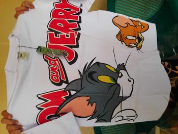 Product Review of KAOS KARTUN TOM AND JERRY SERIES OVERSIZE KATUN COMBED 20S from k**e 1