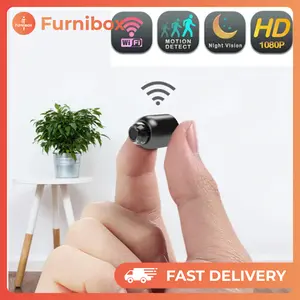 Furnibox Mini CCTV Wireless 1080P WiFi Night Vision Motion Detection Kamera Keamanan Rumah