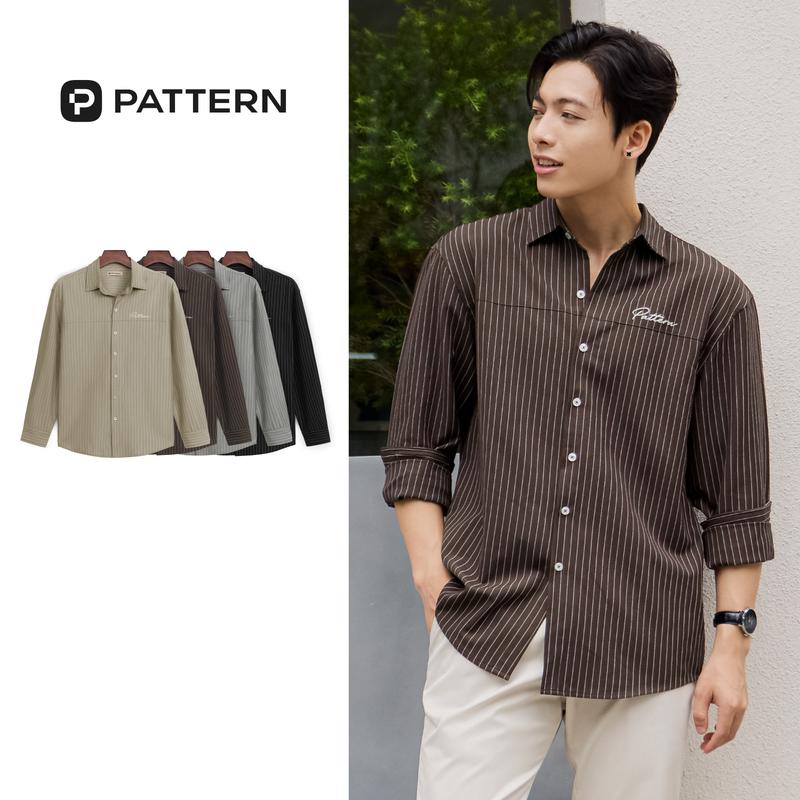 Áo Sơ Mi Kẻ Thêu Dài Tay URBAN Shirt PATTERN PA066
