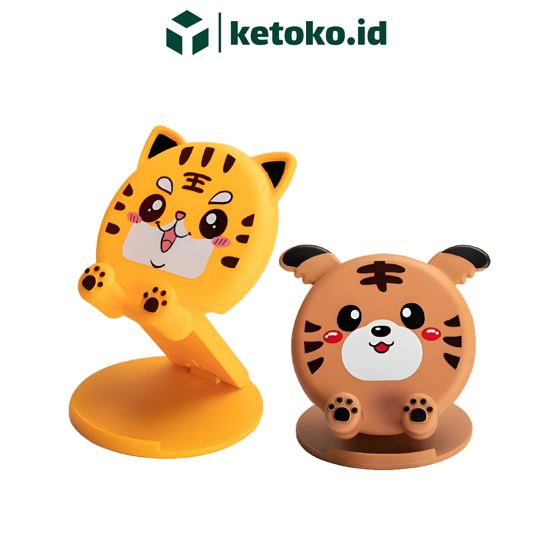 Stand Holder Penyangga Handphone Dudukan Foldable Portable Motif Unik Universal Plastik AH064