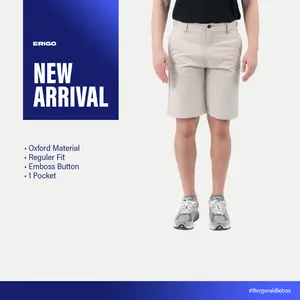 Erigo Chino Short Flexi Fit Rodolfo Beige - Celana Pendek Chino Unisex