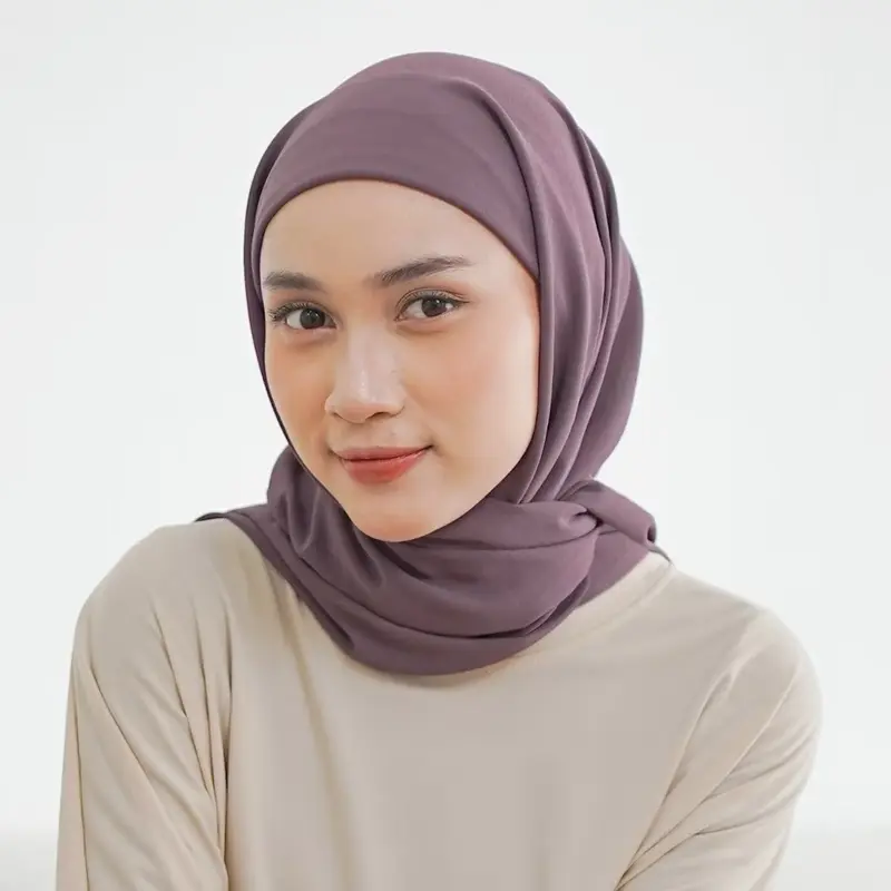 SEGITIGA INNER 1 layer 2in1 Ceruty babydoll ulimate Segitiga Instan Nyaman Cantik Kerudung Muslim Jilbab Empat 2