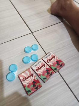 Product Review of Softlens Normal dan Minus Full Color CHERRY 14.5 mm - Softlens Warna Ring Minus 0.50 s/d 6.00 from d**h 0