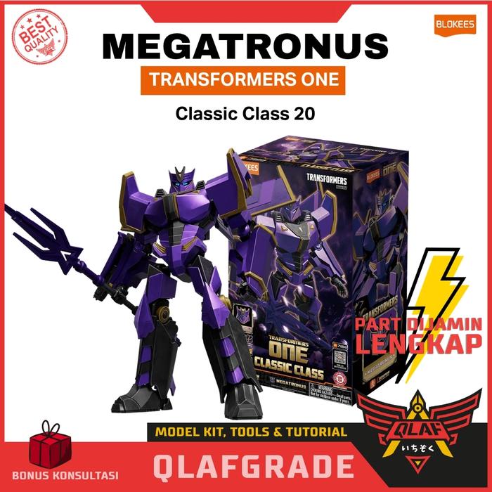 Gambar Blokees Megatronus Transformers One Classic Class 20 - model kit action figure mainan robot dari Wahkhilaf Kota Surabaya Tokopedia