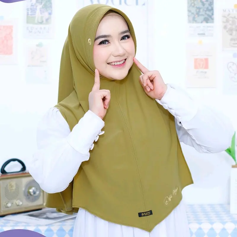 Joseline Daffi Hijab original, hijab Instan Pad Antem 0