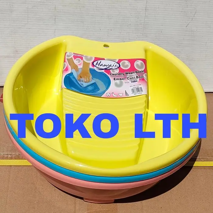 EMBER BAK CUCI BAJU TALITA 9070 HAWAII BASKOM PAPAN CUCI PAKAIAN TERLARIS