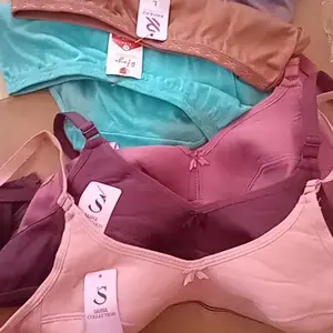 BELI 3 GRATIS 3 !!! BRA Sport Polos 3 Pcs + 3 CD Bahan Katun BRA Tanpa Kawat CD Karet Renda Adem Nyaman & Ringan Untuk Dewasa & Remaja
