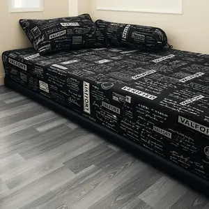 SPREI VALfort  Motif Keren Anti Geser Bahan Premium Sarung Bantal & Guling Set Tinggi 20 30 40 cm Sarung Bantal 65x45 cm Sarung Guling 90x30 cm - Bed, kain halus Karet anti geser