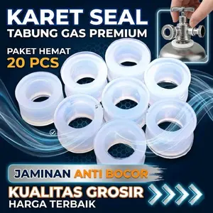 20 pcs Karet Seal Gas elpiji sudah SNI anti bocor / karet silikon putih tabung gas 3kg 5kg 12 kg Awet Anti Bocor