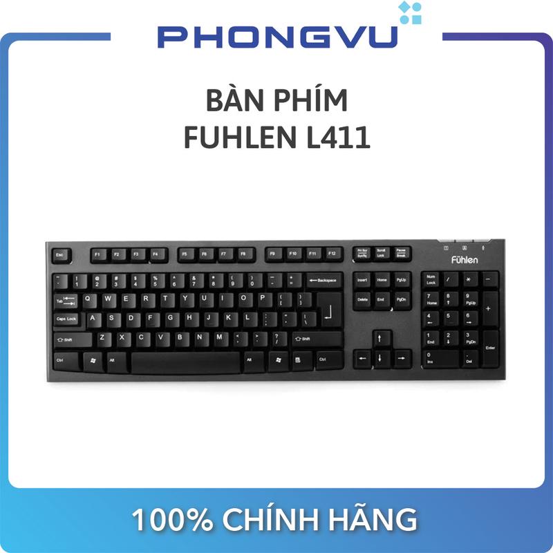 Hàng chinh hǎng 100% Bàn phím Fuhlen L411 - Bảo hành 24 tháng