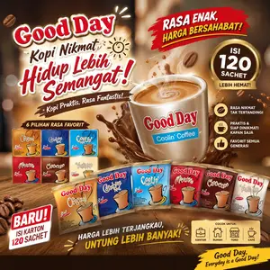 Kopi Good Day 10 Sachet Berbagai Varian 3 in 1 Instant 20gr berbagai Rasa Coffee
