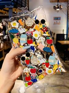 Set de 30 piezas de broches de esmalte encantadores, diseños variados de dibujos animados, broche para mochila, jeans, suéter, abrigo, broche de moda para hombres y mujeres, divertido para ambos sexos