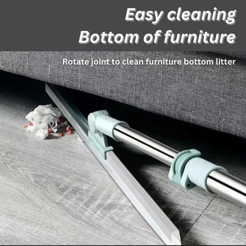 Product Introduction of Silicone Floor Wiper Scraper 180° Degree Rotatable Squeegee Magic Broom Retractable Telescopic Sweepers Mop Wiper Supplies 5
