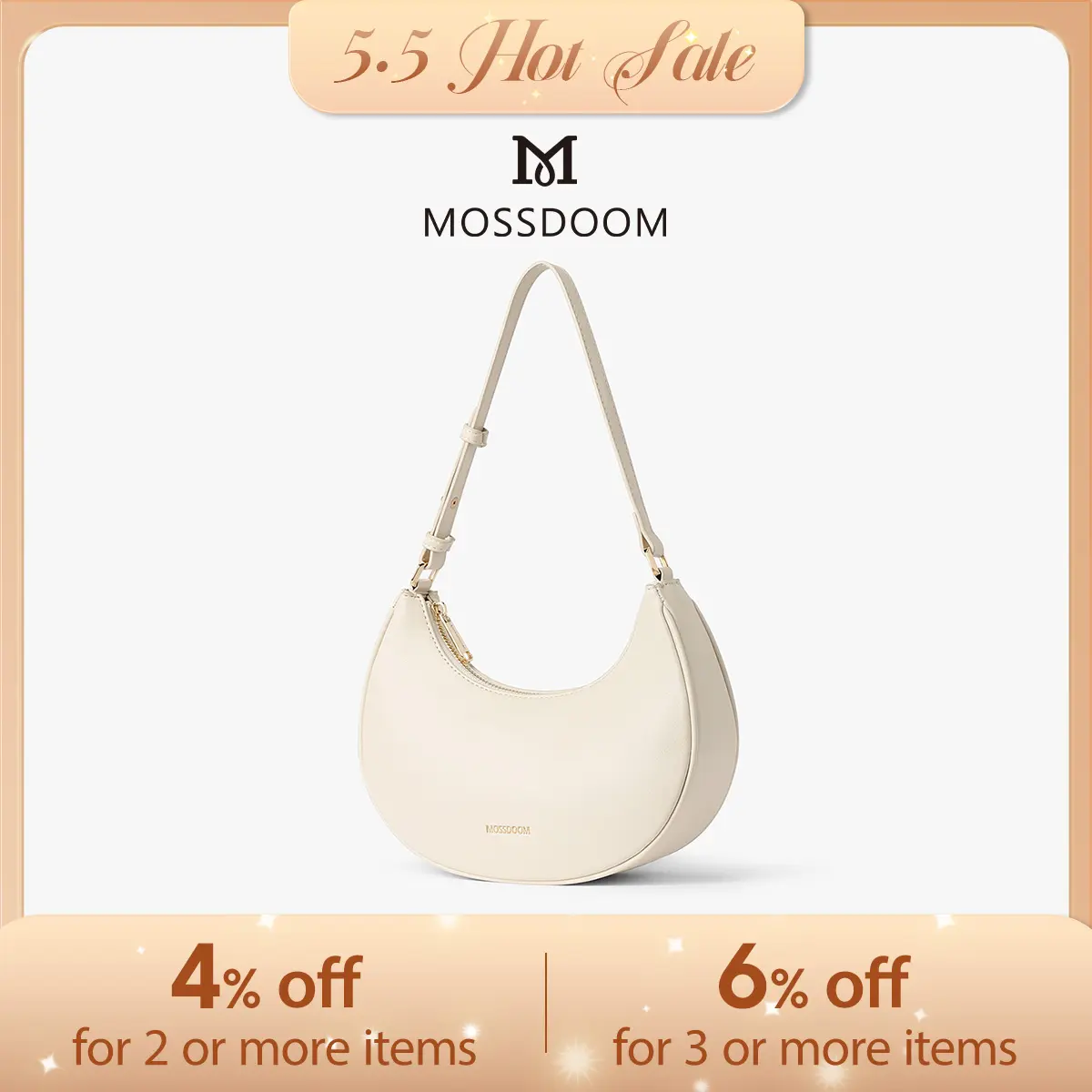 MOSSDOOM Kattie Bag Moon Underarm Bag for Women Chic & Stylish Design Perfect for Any Occasion