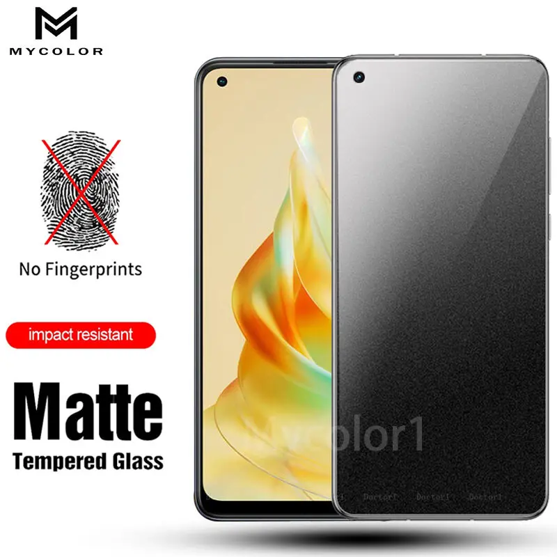 9H Matte Tempered Glass Screen Protector For OPPO Find X8 Reno 13 13F 12F 11F 8 8T 8Z 7Z 7 6 6Z 5 5Z 5F 4 3 2Z 2F 2 Reno13 F Reno12 F Reno11 F Reno8 Reno8 T Reno7 Reno6 Reno5 Pro 5G 4G 2025 Cover Sticker