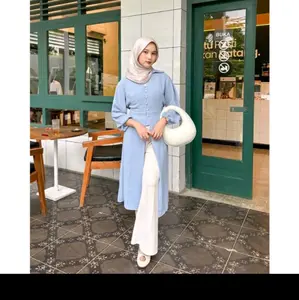 OUTER kikinian# outer long drees CRINKLE AIRFLOW PREMIUM