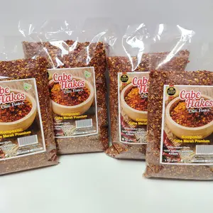 Chili flakes 100 Gr & 250 Gr Cabai Kering Untuk Taburan Dan Campuran Masakan