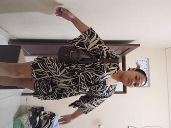 Product Review of Jamsuit Natalia Motif Bamboo Leaf Bali Panjang Pendek Rayon Wanita Setelan Jumpsuit Bunga from D**i D**i 1