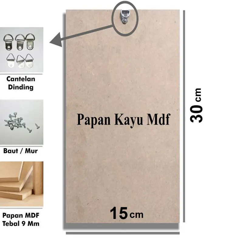 Set Jam Dinding Motif Alam Kaligrafi Arab-A31/Jam Mewah/Jam Dinding Kamar/Jam Dinding Ruang Tamu - Gantungan 3