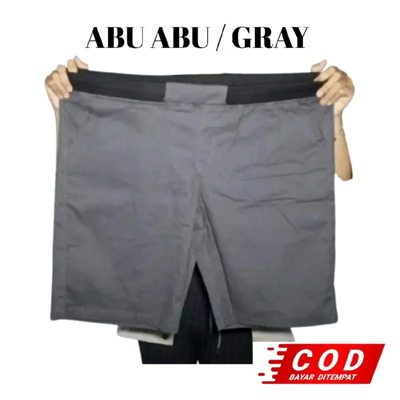 Celana Pendek Chinos Bigzise XL-4XL  Muat BB sampai 120Kg Cowok Distro Katun Casual Tebal Nyaman Santai Hitam Shorts Pria Dewasa Surfing Panjang Twill Modest Big & Tall big & tall S Cargo Combed 2