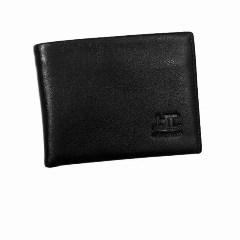 Ví nam da bò nappa chất liệu mềm mại bảo hành 12 tháng kèm hộp Đựng sang trọng dáng Đứng ngang Kem Wallet 1