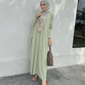 Kareen - Batwing Maxy Set Hijab Bahan Knitt Basic