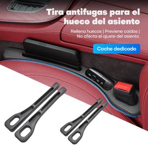 2 pzas Relleno de Espacio para Asiento deCoche,Organizador Hueco para Auto,Evita que losobjetos se caigan por las costuras