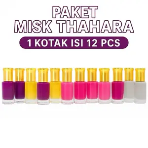 PAKET 1KOTAK 12PCS Parfum Misk Tahara 3ml - Wangi Lembut Tahan Lama