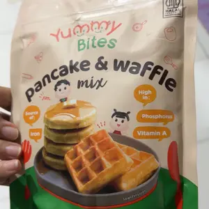 YUMMY BITES Pancake & Waffle Mix 130g - Tepung Pancake Waffle Mpasi Bayi - Cemilan Anak