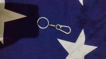 Product Review of Quick Release Carabiner with Keychain Per Spring Gantungan Kunci Carabiner Aksesoris Silver   Tas Stainless from I**k B**p 2