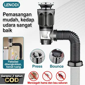 Lenodi /Sifon Wastafel Sifon Botol Selang Tarik Siphon Selang Angsa Flexible Wastafel/elang wastafel cuci tangan/Sifon Wastafel Sifon Botol Selang/sambungan pipa wastafel cuci piring/selang afur wastafel