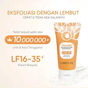 GMEELAN Lazy Cream Krim Pemutih  Moisturizer 30g Niacinamide Gluta Pelembab  Day Cream Night Cream   Face & Body Scrub Gel Exfoliating Wajah Eksfoliasi Perontok Daki Mencerahkan Melembutkan Berminyak Blood g me elani d Peeling