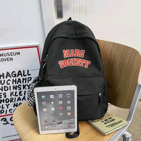 Ransel Mars Society Style Korea Import Anak Sekolah SD SMP SMA untuk Wanita kuliah Fashion tas gendong ransel  cowok 7