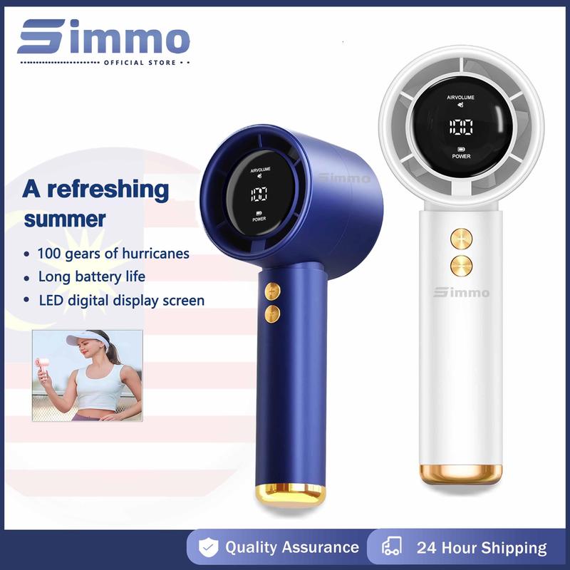 Simmo Turk SIMMO Handheld Fan Mini Fan High Speed Portable Quiet Work Adjustable ...