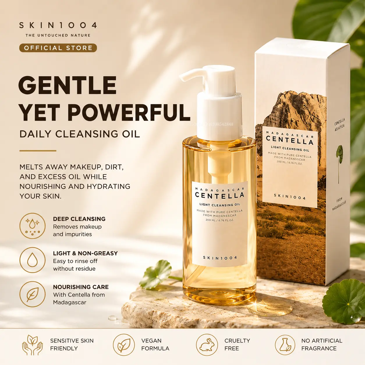【Buy 1 Take 1】 SKIN1004 Madagascar Centella Light Cleansing Oil - 200ml | SKIN 1004ANDPX
