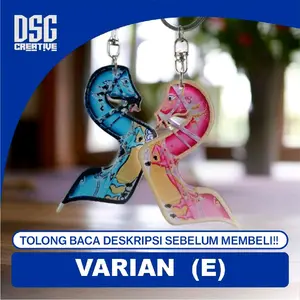 GANTUNGAN JARAN KEPANG - KUDA LUMPING RING PUTAR BISA CUSTOM NAMA