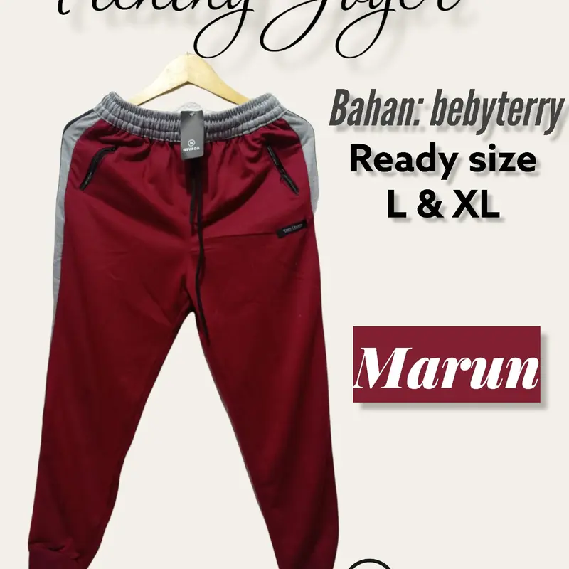 Celana Panjang Joger/ Trening Nevada/Celana olahraga/Trening joger pria & wanita 2
