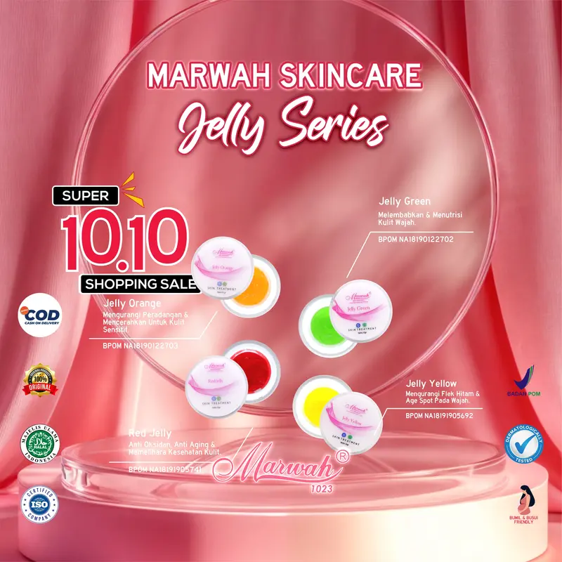 Marwah Skincare Jelly Series - Mengencangkan dan Mencerahkan 0