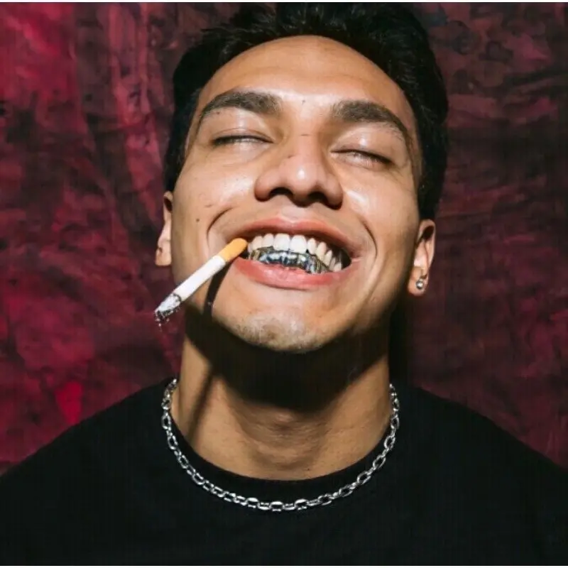 kalung rantai jefri nichol titanium asli Pria 4