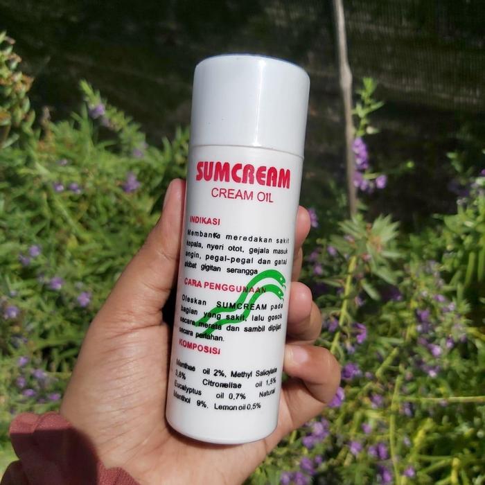 Gambar Sumcream / Suncream Sumbawa Cream Oil (meredakan sakit kepala, nyeri otot, gejala masuk angin) dari MuliaShop Surabaya Kota Surabaya Tokopedia